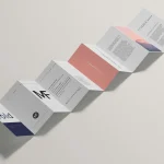 Folded Brochure White