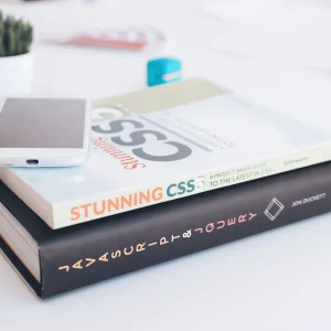 Smartphone Book Stack
