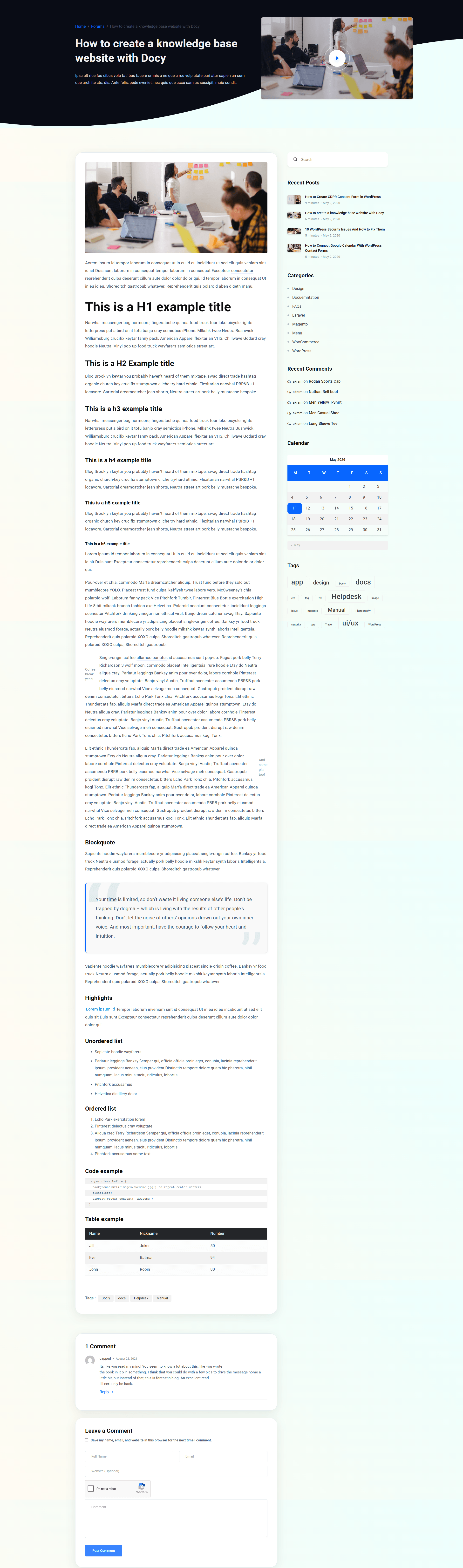 Blog Post: Video Banner