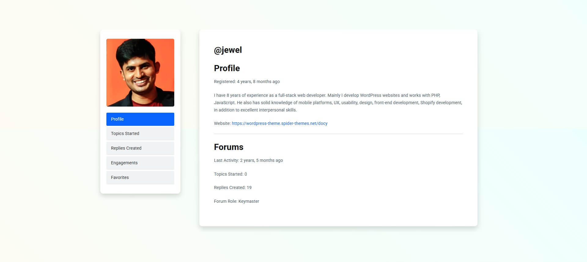Member Profile