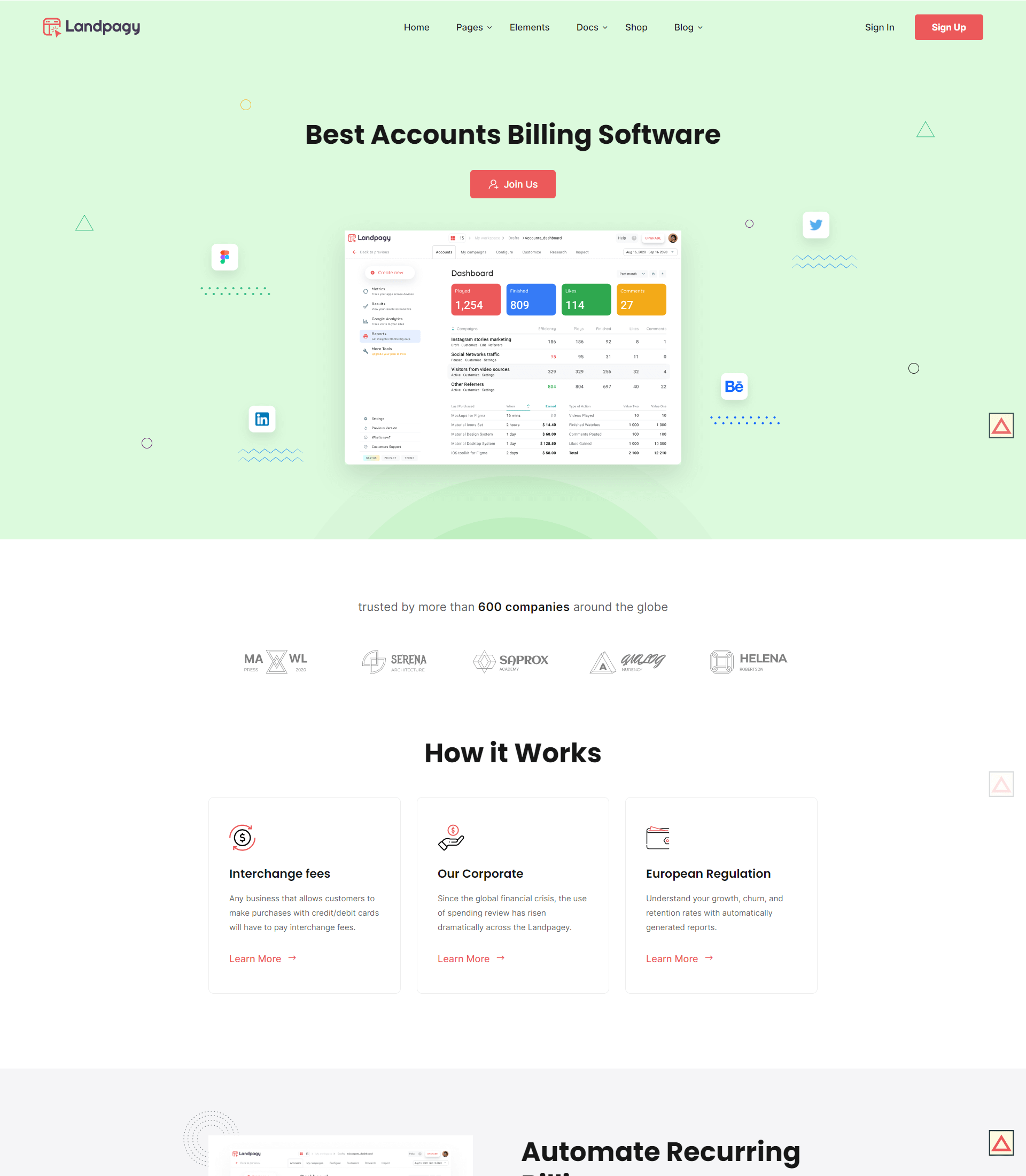 Account Billing Software Demo