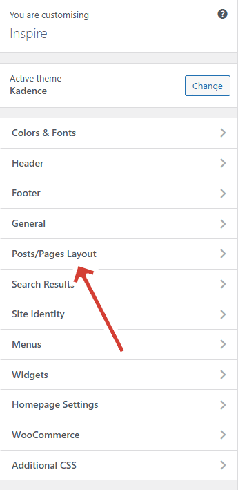 Changing Post Layouts with Kadence 1