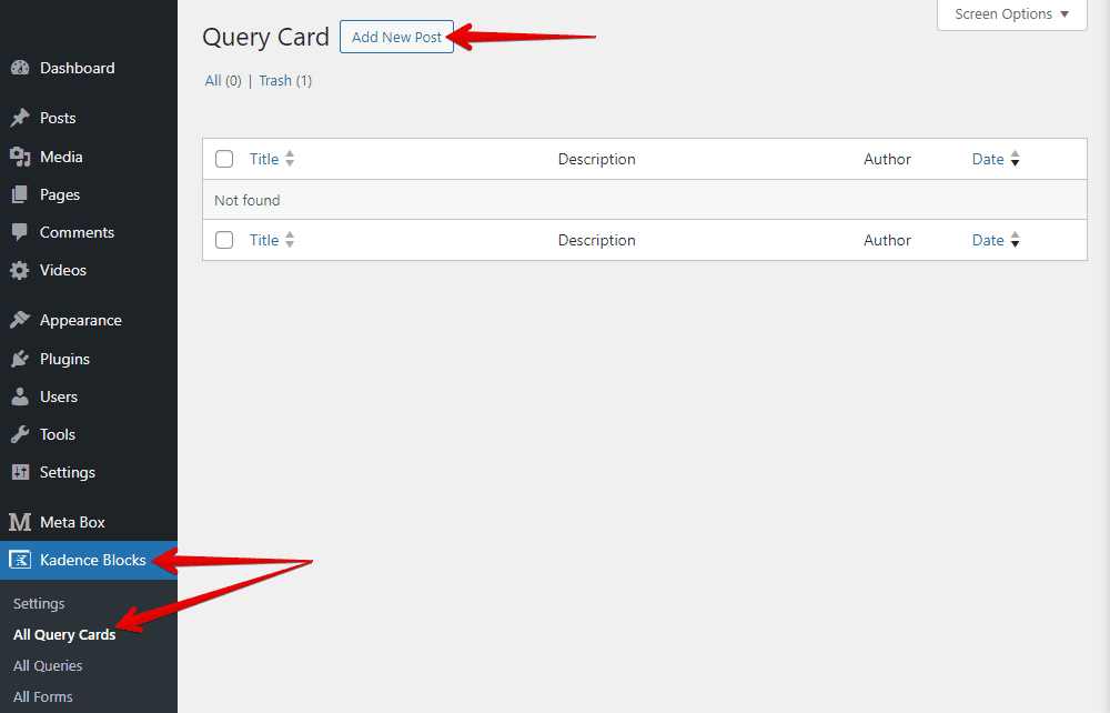 query loop 1